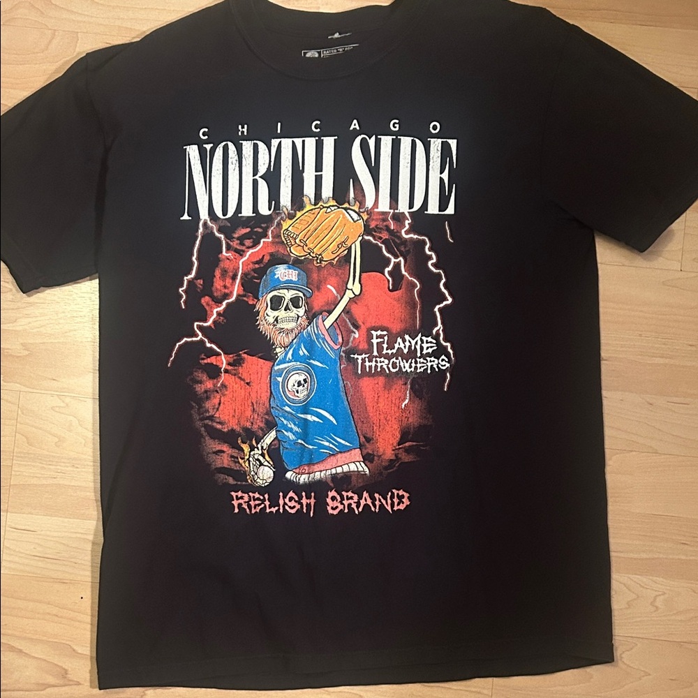 Black Graphic Tee - Chicago North Side
